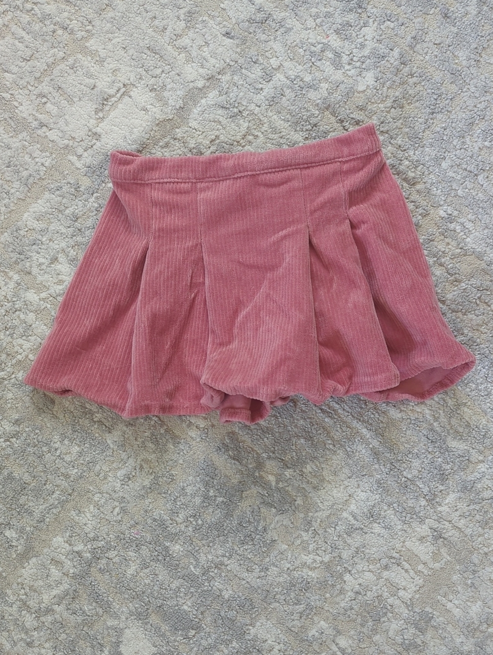 Pink Corduroy Pleated Skirt Size 3T
